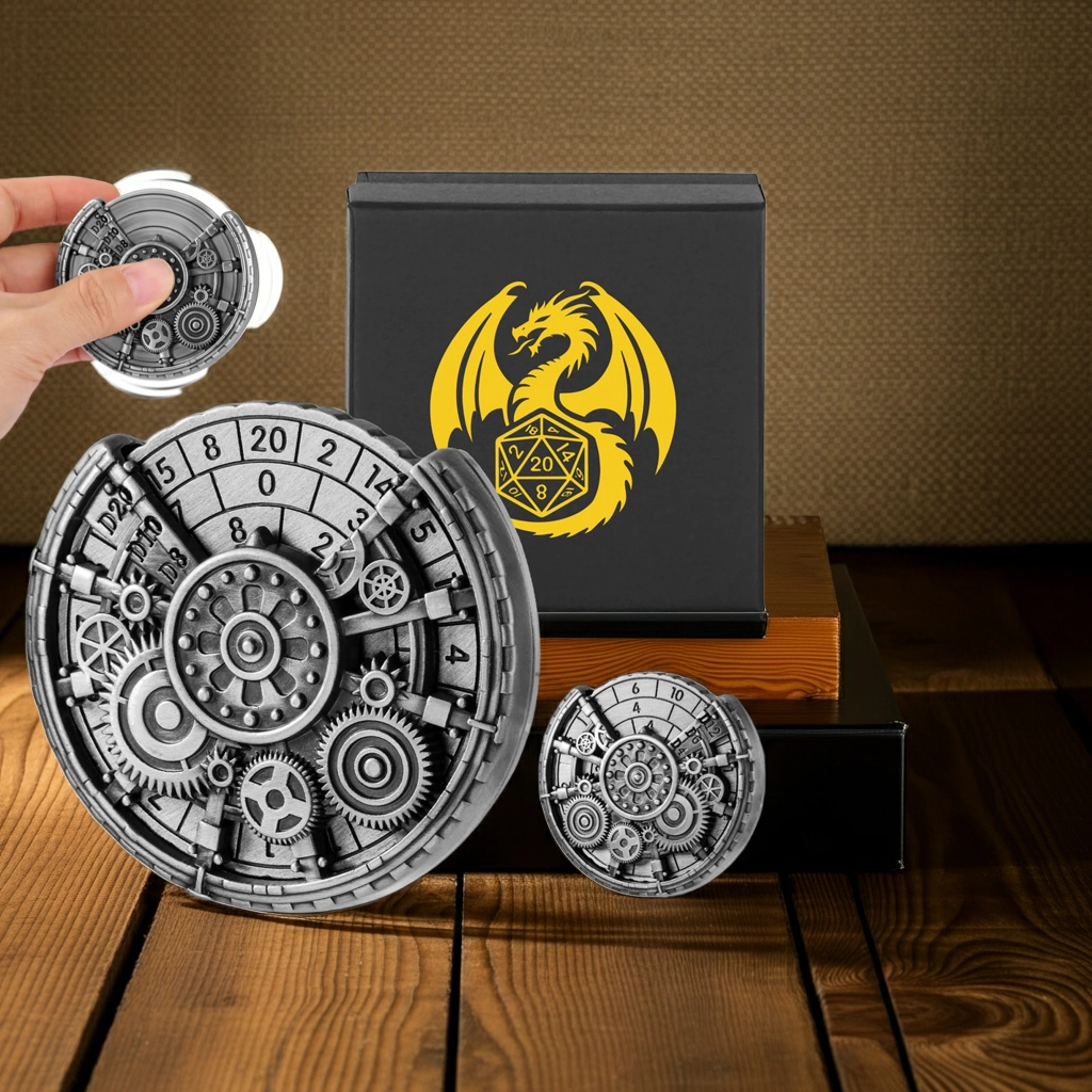Dark Silver Chronogear dice engine mechanical dice rolling machine