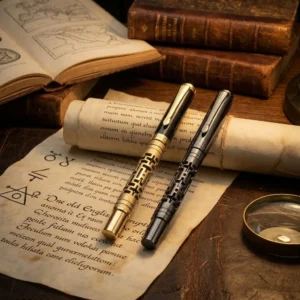 The Obsidian Scribe™ - Precision Metal Fountain Pen